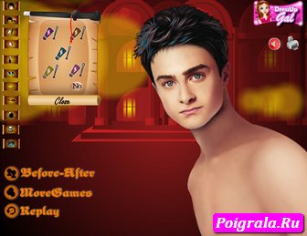 Скриншот игры Одень Гарри Поттера Картинка к игре Одень Гарри Поттера